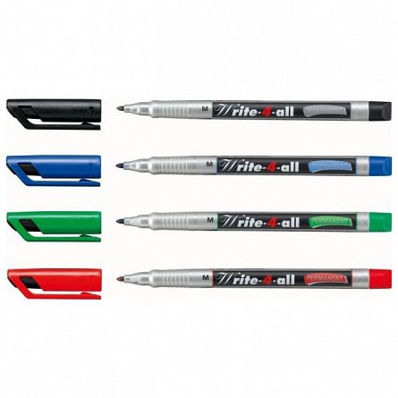 Marker perm.Stabilo Write-4-all,M,verde