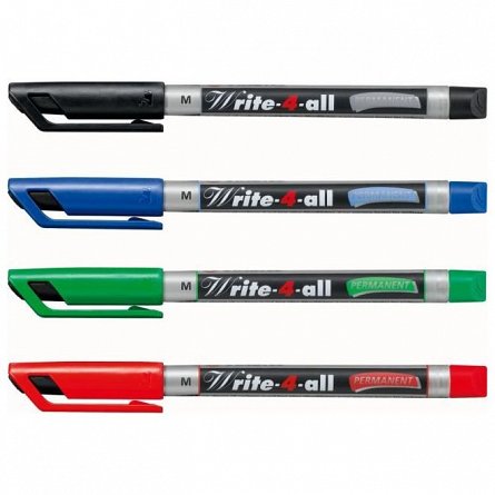Marker perm.Stabilo Write-4-all,M,verde