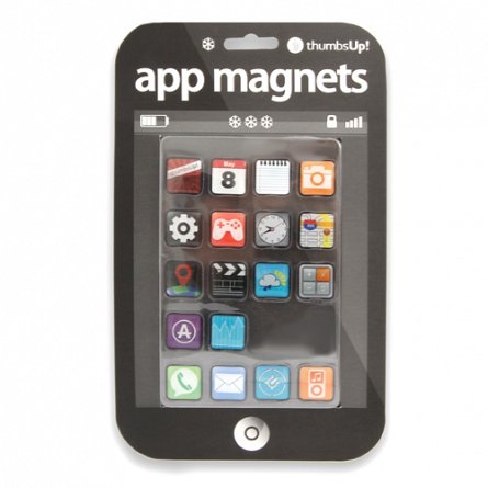 Magneti cu icoane Aplicatii iPhone, 18buc - App Magnet