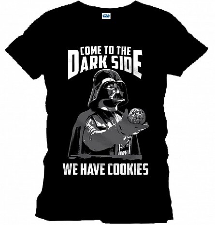 Star Wars T-Shirt Come To The Dark Side black Size XL