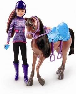 Papusa+calutut Barbie in a pony tale