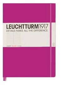 Caiet A6, 185 file, dictando, Leuchtturm Pocket, roz