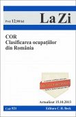 COD CLASIFICAREA OCUPATIILOR DIN ROMANIA LA ZI COD 521 ACTUALIZARE 15.10.2013