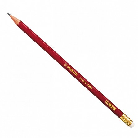 Creion grafit Stabilo Swano 4906,HB,cu radiera