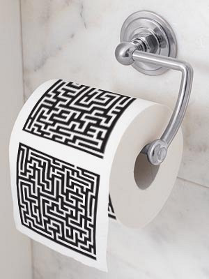 Hartie Igienica Labirint - Maze Toilet Roll