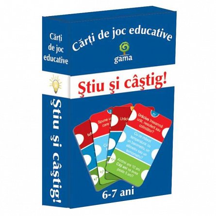 Stiu si castig! Carti de joc educative