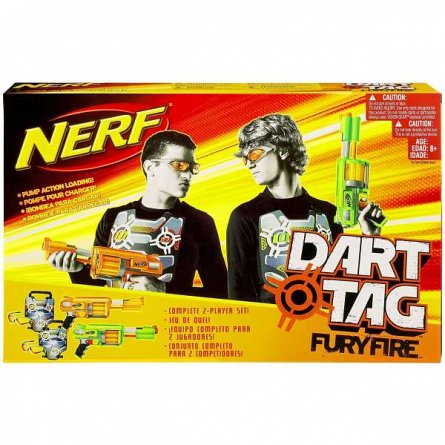 Set pentru 2 jucatori Fury Fire Dart Tag