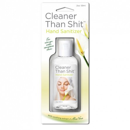 Dezinfectant maini "Cleaner than shit"