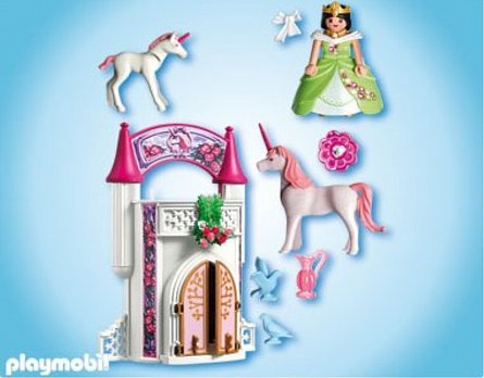 Playmobil-Castelul unicornului, set mobil