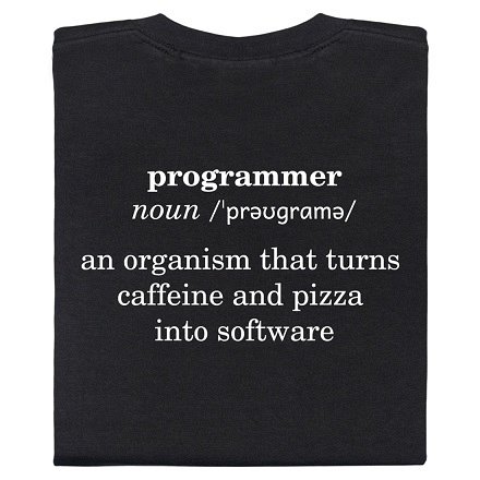 Tricou " Programmer",negru L