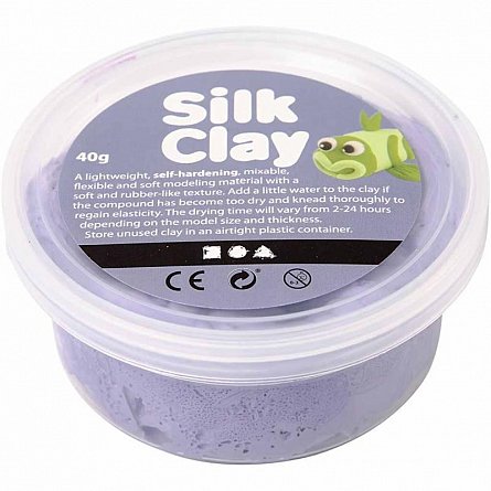 Pasta modelatoare Silk Clay,40g,violet