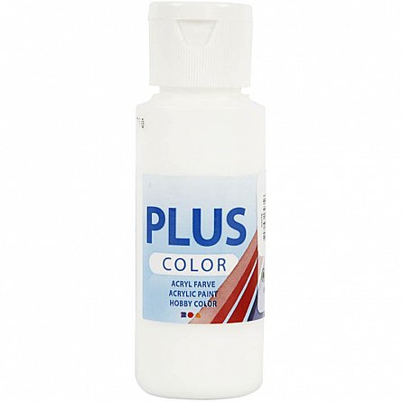 Culori acrilice Plus Color,60ml,alb