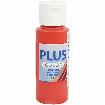 Culori acrilice Plus Color,60ml,brilliant red