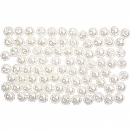 Margele plastic,4mm,perle rotunde,150b/s