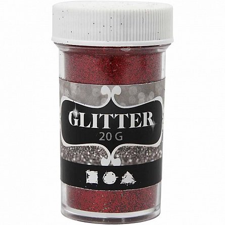 Glitter,20g,35mm,rosu