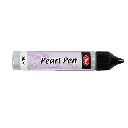 Pearl pen,25ml,argintiu metalic