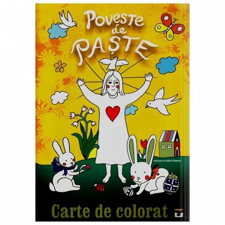 Poveste de Paste. Carte de colorat