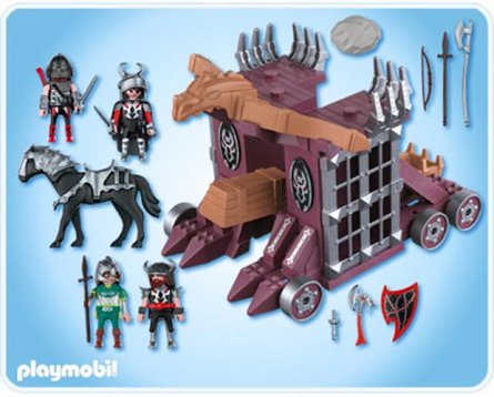Playmobil-Catapulta uriasa cu celula