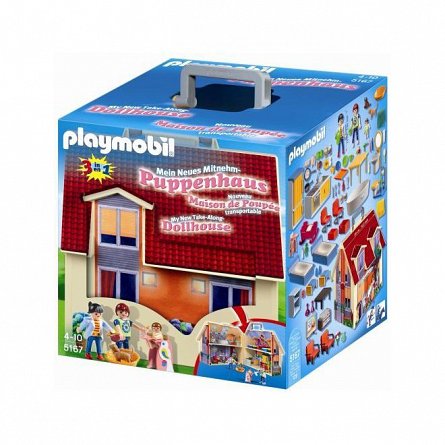 Playmobil-Casa de papusi mobila