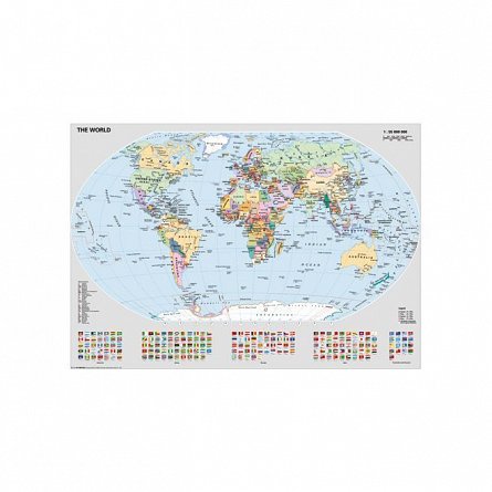 Puzzle Ravensburger - Harta politica a lumii, 1000  piese
