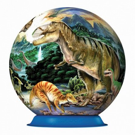 Puzzle 3D dinozauri, 72 pcs