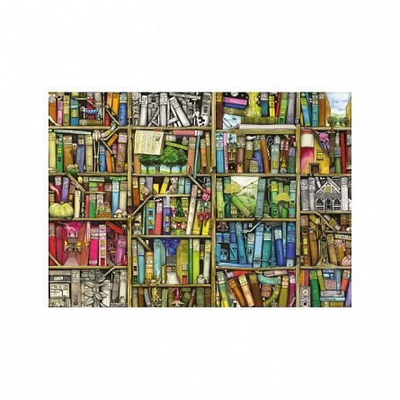 Puzzle libraria bizara, 1000 pcs