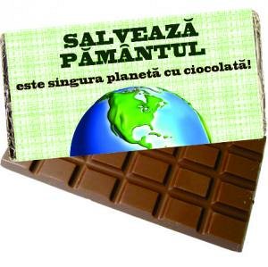Ciocolata "Salveaza pamantul"