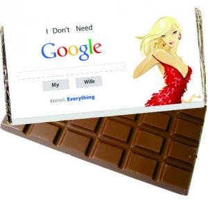 Ciocolata "I don't need google"