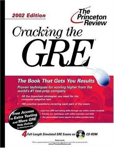 CRACKING THE GRE WITH SAMPLE TESTS - CD