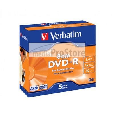 DVD+RW VERBATIM  1.4GB 8CM 4X JC 30MIN