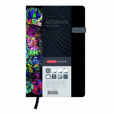 Agenda A5, My.Book Classic, 96 file, dictando, cu magnet, Fiona
