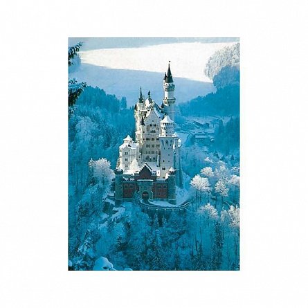 Puzzle Ravensburger - Castelul Neuschwanstein iarna, 1500 piese