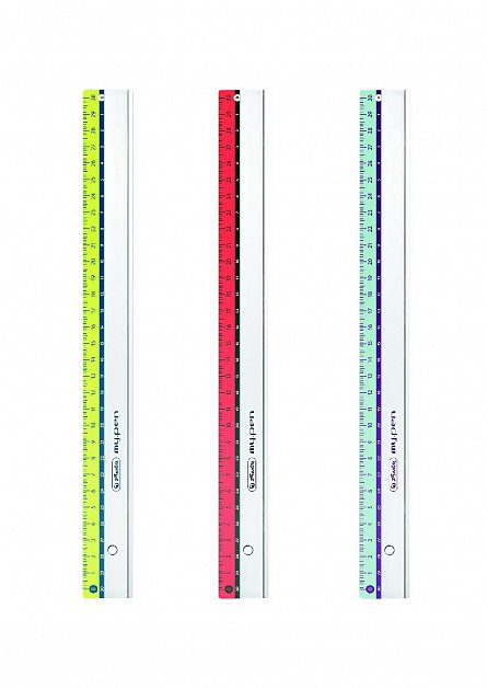 Rigla My.Pen,30cm,diverse culori