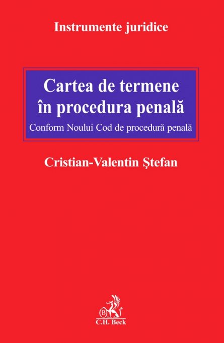 CARTEA DE TERMENE IN PROCEDURA PENALA CONFORM NCPP