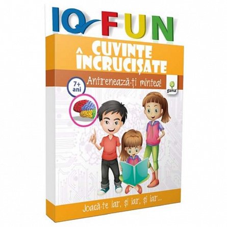 IQ Fun. Cuvinte incrucisate. Antreneaza-ti mintea! 7 ani plus