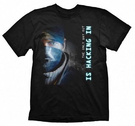 Watch Dogs T-Shirt Hacking In Size M