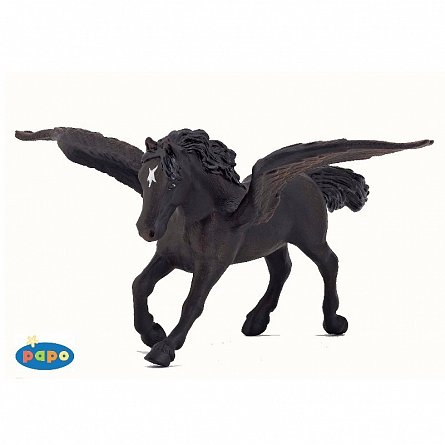 Figurina Papo,pegasus negru