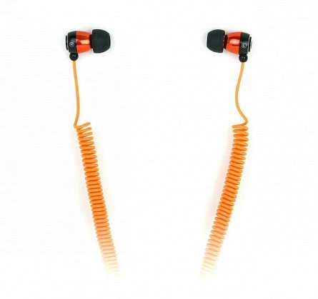 Casti In-Ear Satzuma Bungee, mufa 3.5mm, orange