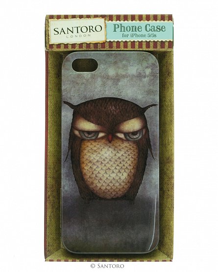 Carcasa iPhone 5/5s,Grumpy Owl