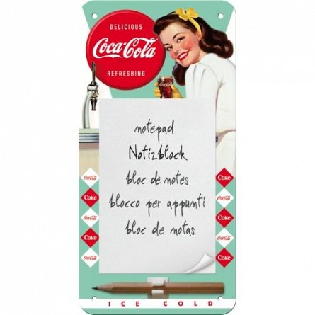 Carnet notite magnetic Coca-Cola - Diner Lady