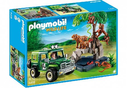 Playmobil-Animalele junglei si cercetator