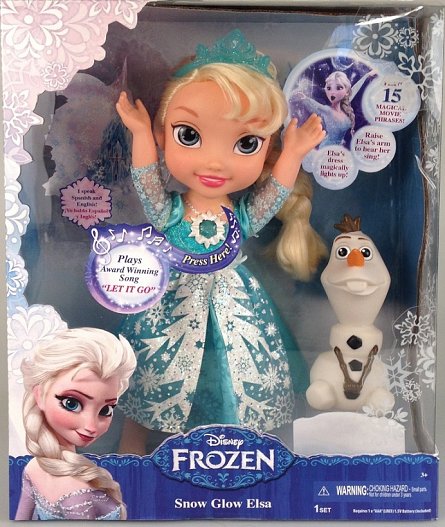 Papusa Disney Frozen,Anna Snow Glow