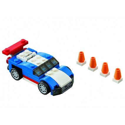 Lego-Creator,Masina de curse albastra