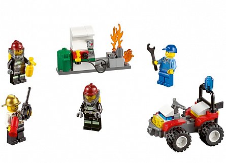 Lego-City,Set pentru incepatori,Pompieri