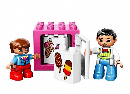 Lego-Duplo,Furgoneta cu Inghetata