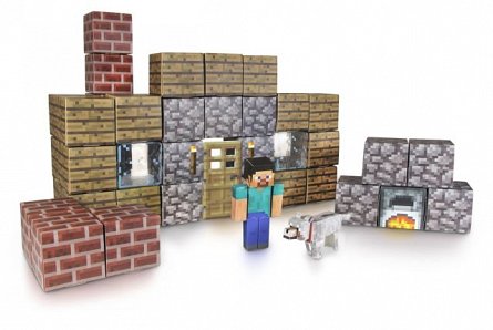 Minecraft Papercraft Figure Set Shelter