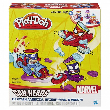 PlayDoh-Set creatie.eroi Marvel,3cutii plastiina