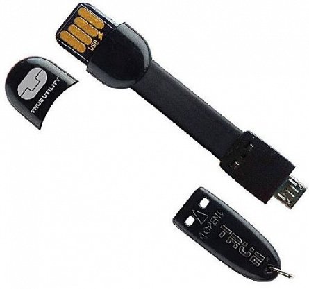 Breloc cablu de date MicroUSB Charger - True Utility