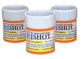 Shot glass set 3pcs Prescription