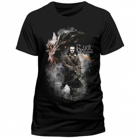 The Hobbit The Battle of the Five Armies T-Shirt Bard The Bowman Size L